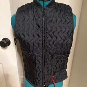 Black Electric/Heated Motorcycle (or other) Vest - Women's Sz 36 (S)